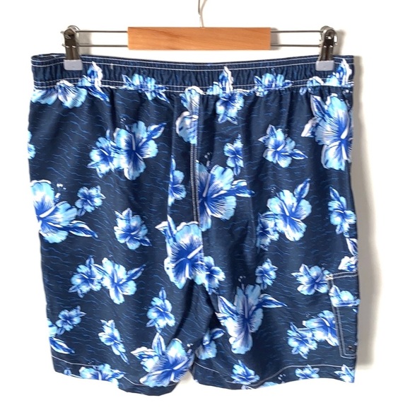 Mens Chaps Adriatic Floral Swimming Shorts Trunks, Size M - Picture 7 of 9